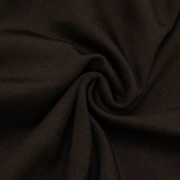 Marcella High-Neck Ruched Backless Mini Dress