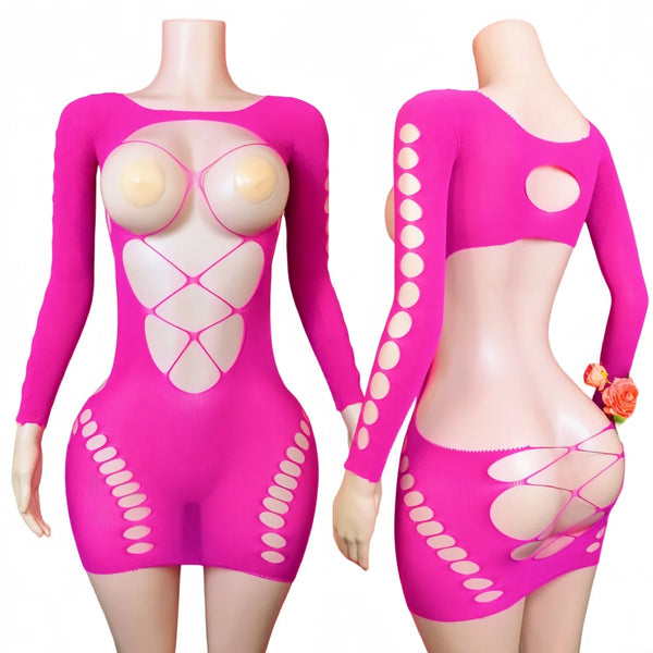 Nyx Multi-Style Fishnet Bodystocking Lingerie Set