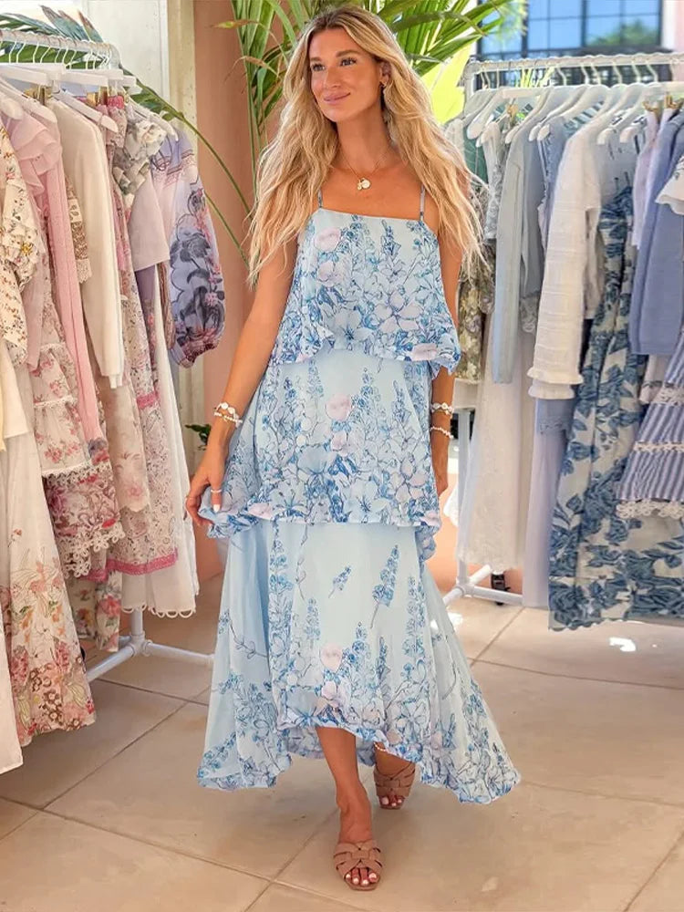 Kendra Ruched Maxi Dress
