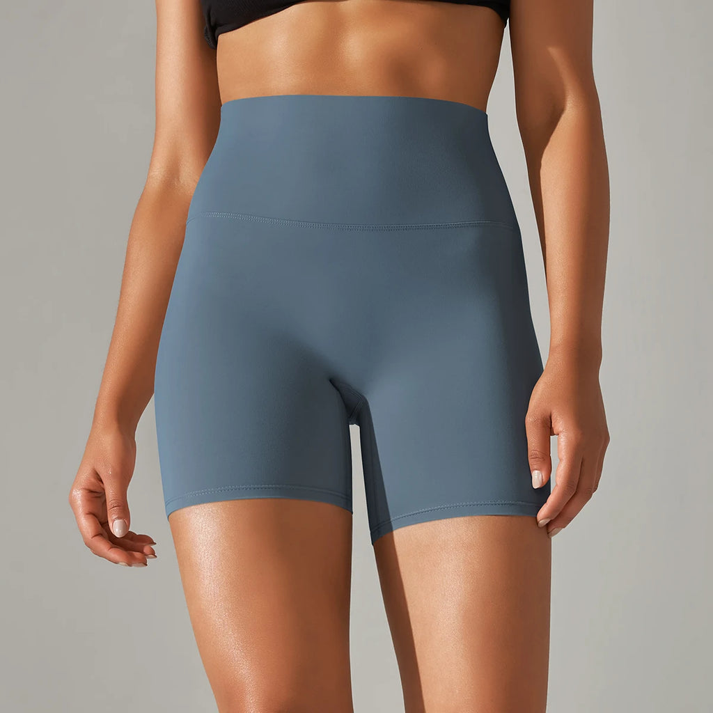 Ayla Seamless High-Waist Yoga Shorts One-piece