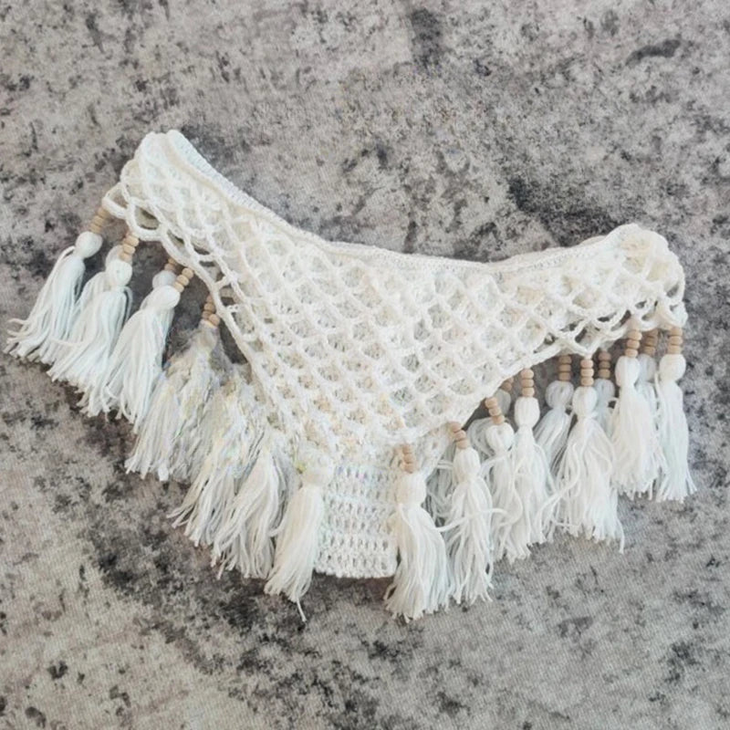 Talia Tassel High-Cut Bikini Two-piece