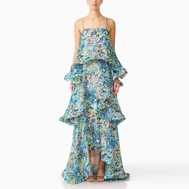Kendra Ruched Maxi Dress