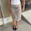 Sabine Sequin Lace Bodycon Midi Skirt One-piece