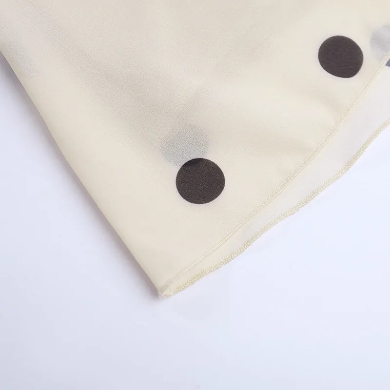 Poppy Polka-Dot Halter A-Line Mini Dress