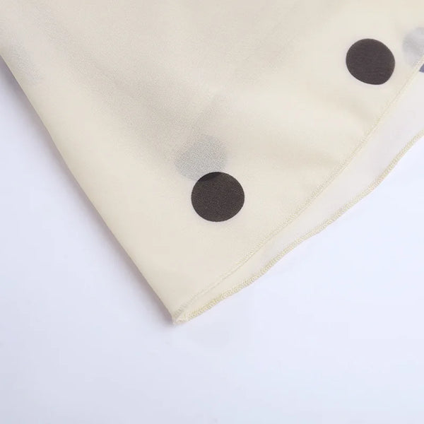 Poppy Polka-Dot Halter A-Line Mini Dress