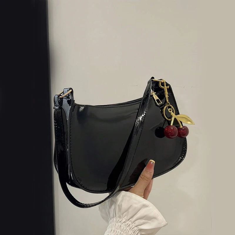 Chérie Cherry-Pendant Shoulder Bag Secondary image