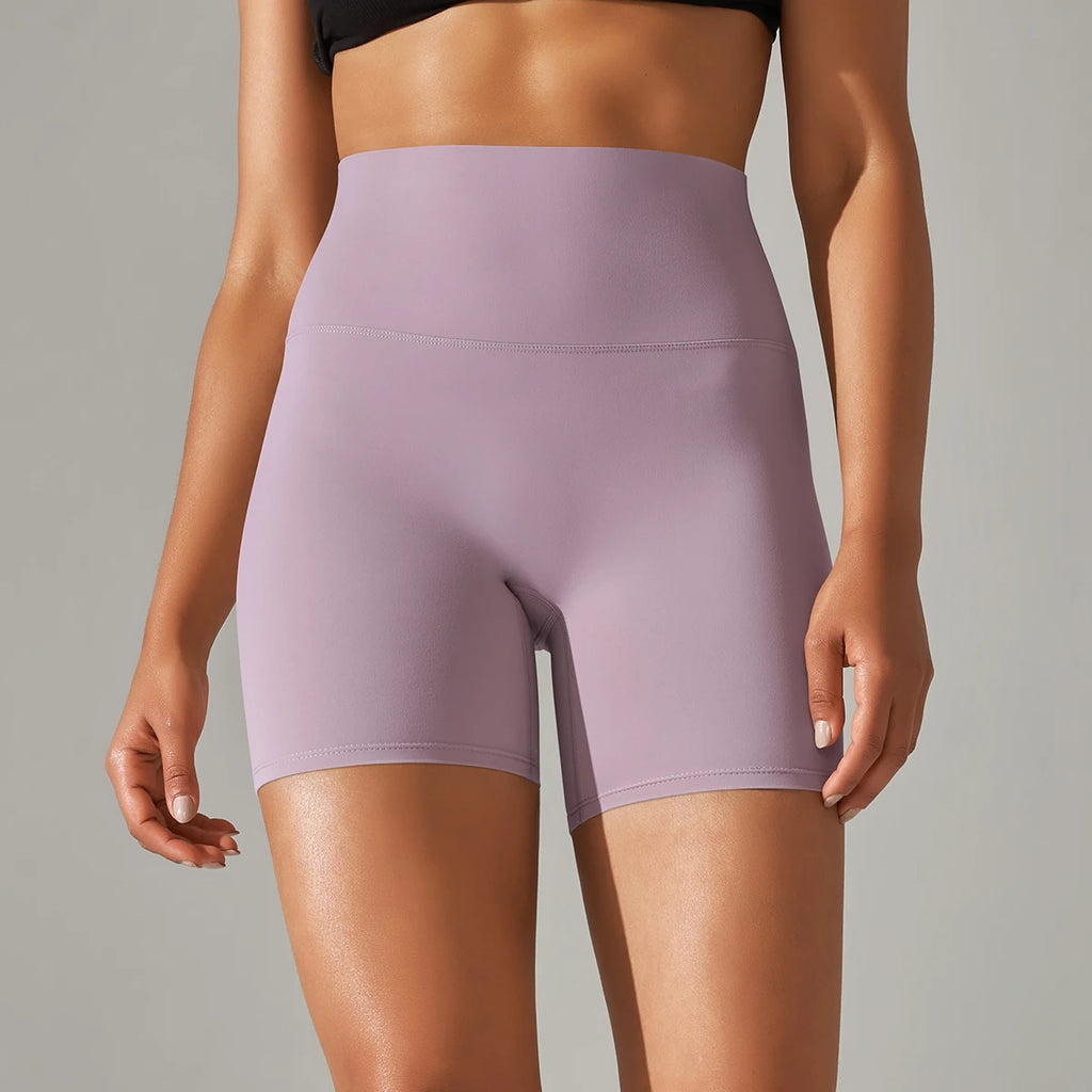 Ayla Seamless High-Waist Yoga Shorts One-piece