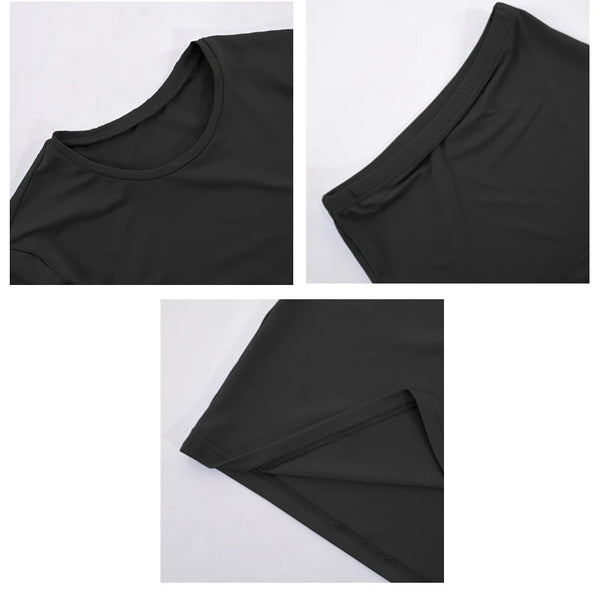 Natalia Long-Sleeve Crop Top and Midi Skirt Set