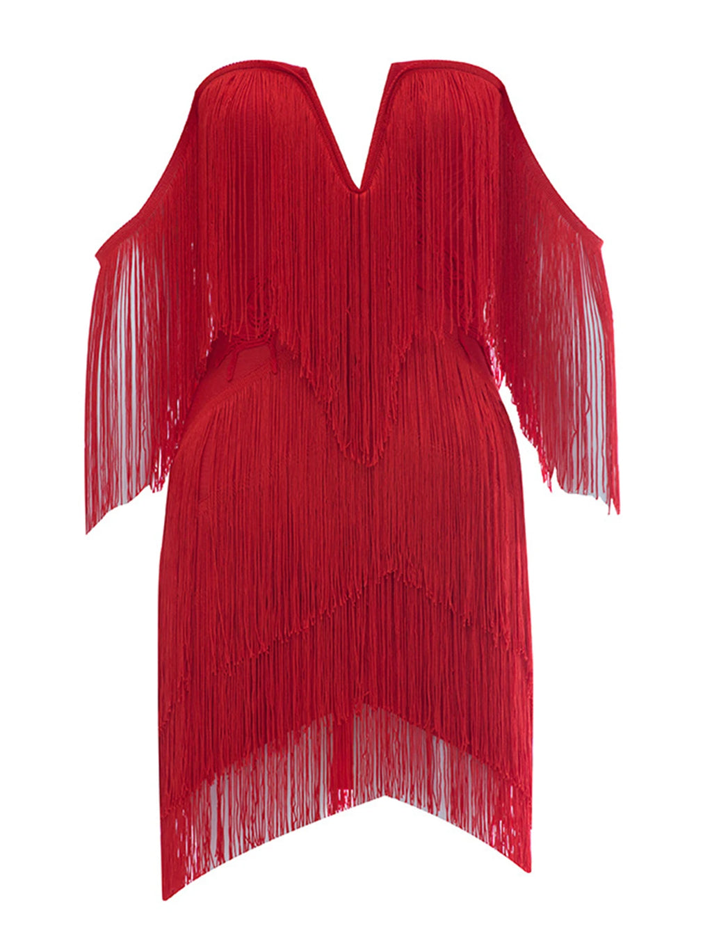 Marceline Tassel Backless Mini Dress