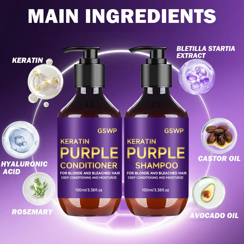 Violet Tone Purple Shampoo & Conditioner Set Secondary image