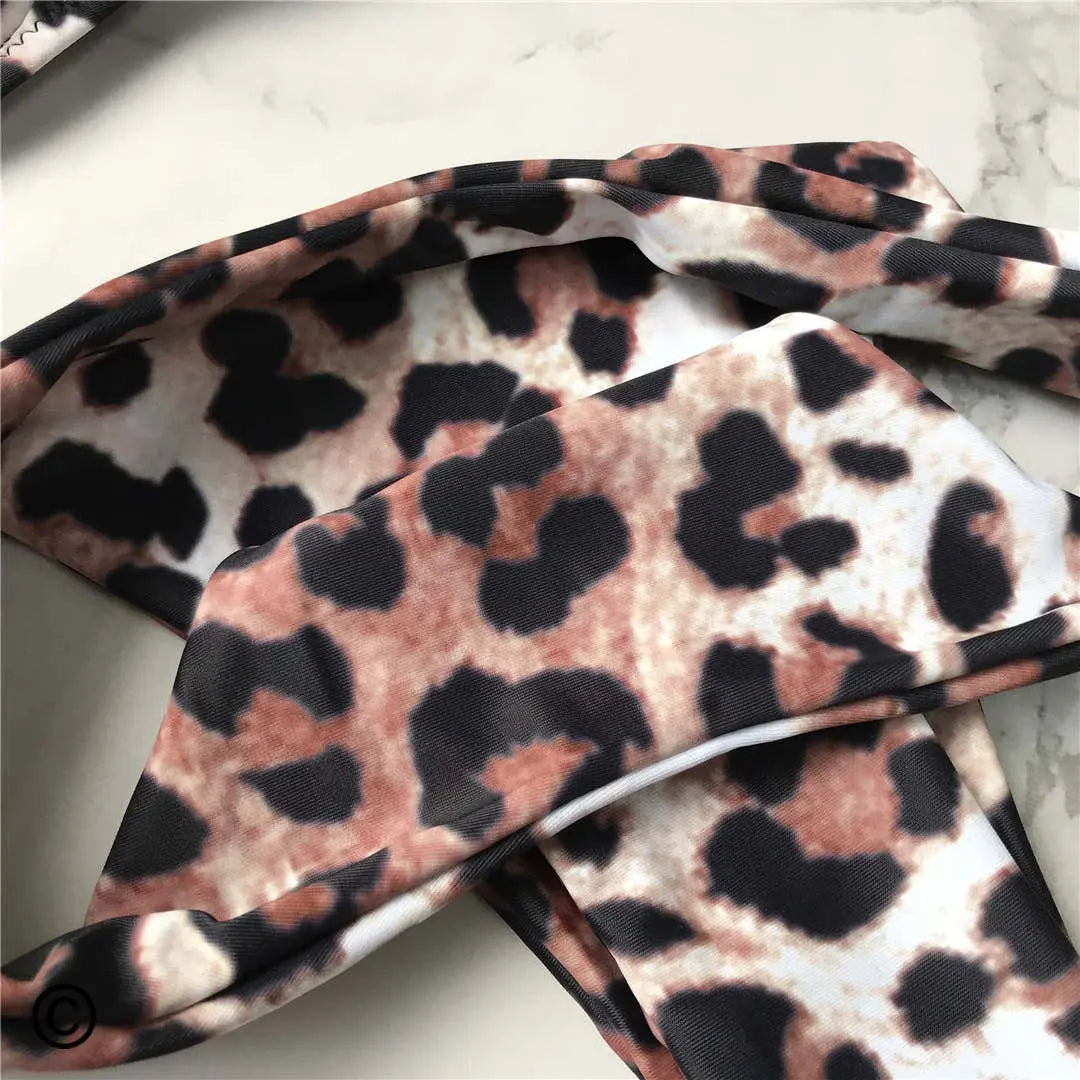 Jacinta Animal Print Bikini Two-piece