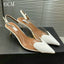 Heart-Shaped Transparent High-Heeled Sandals For Women Summer Fairy Style Pointed-Toe Low-Heeled Women'S Shoes Sexy Party Pumps