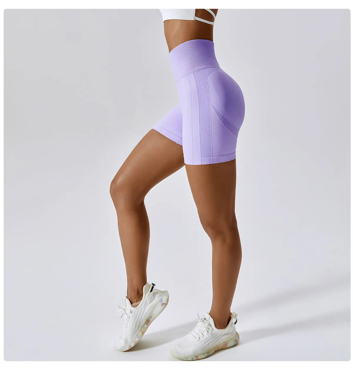 Naya Seamless High-Waist Yoga Shorts One-piece