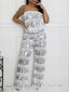 Melisande Sequin Wide-Leg Jumpsuit One-piece