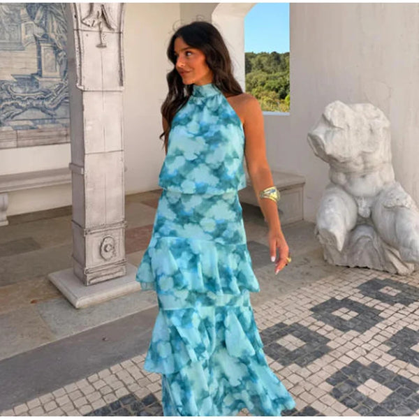 Serenade Tiered-Ruffle Maxi Dress