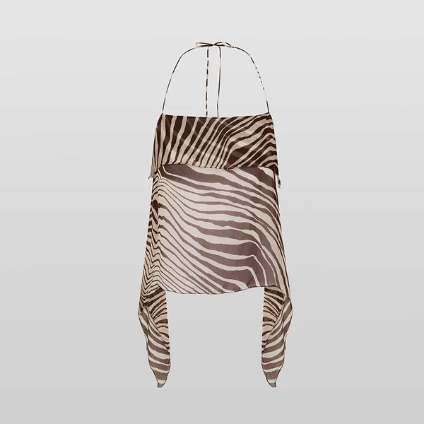 Vintage Women's Leopard Printed See Through Short Dress Scarf Collar Full Sleeve Female Dresses 2026 Summer Lady Vacation Robes