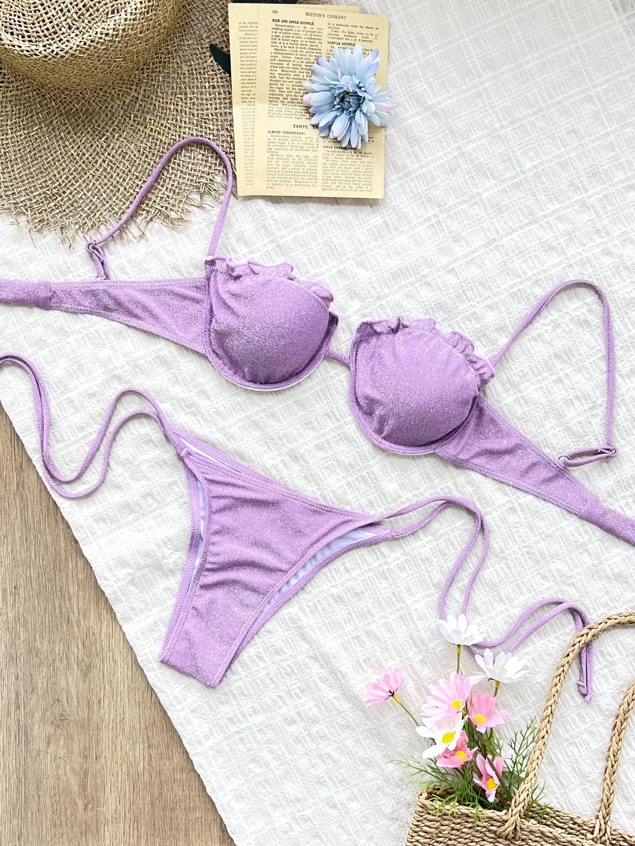 Celestine Ring-Accent Micro Bikini Two-piece
