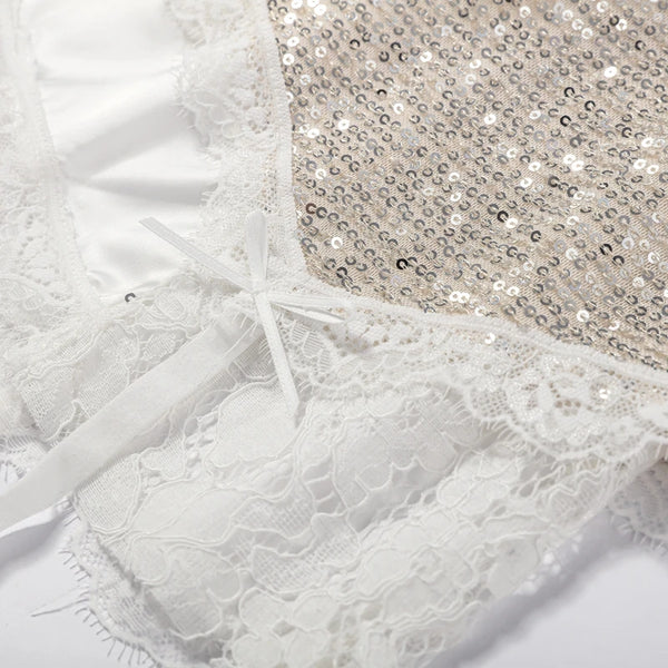 Seraphina Sequin Sheer Top & Mini Skirt Collection
