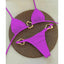 Maya Lace-Up Solid Bikini Two-piece