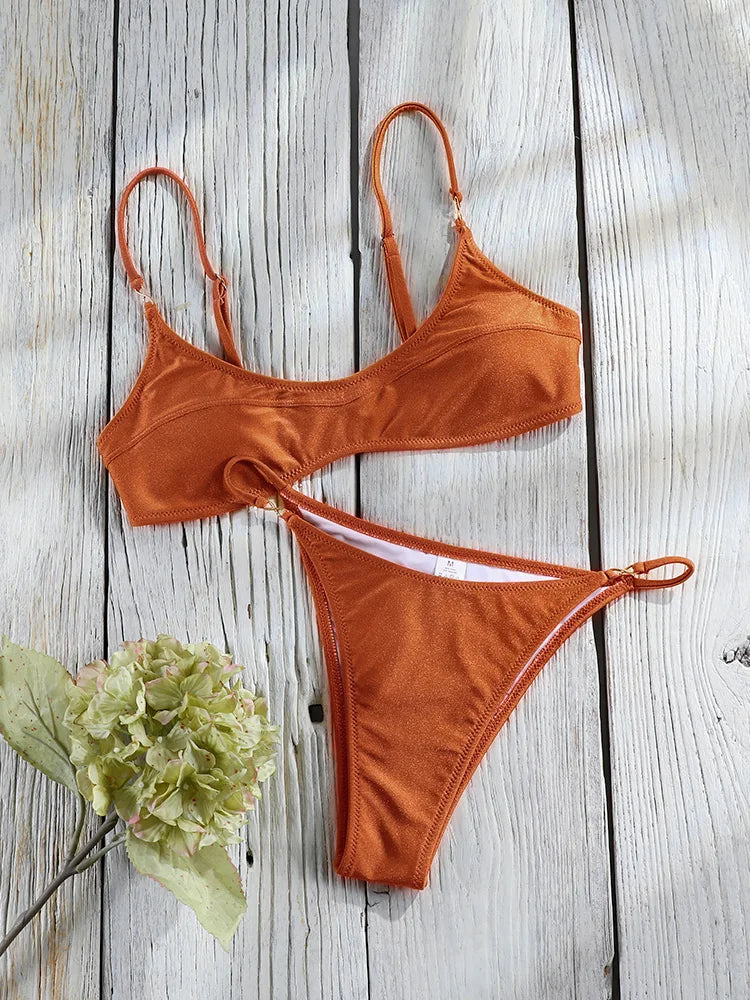 Zaria High-Cut String Bikini Collection Two-piece