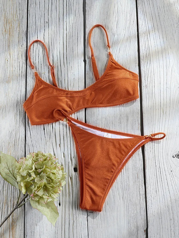 Zaria High-Cut String Bikini Collection Two-piece
