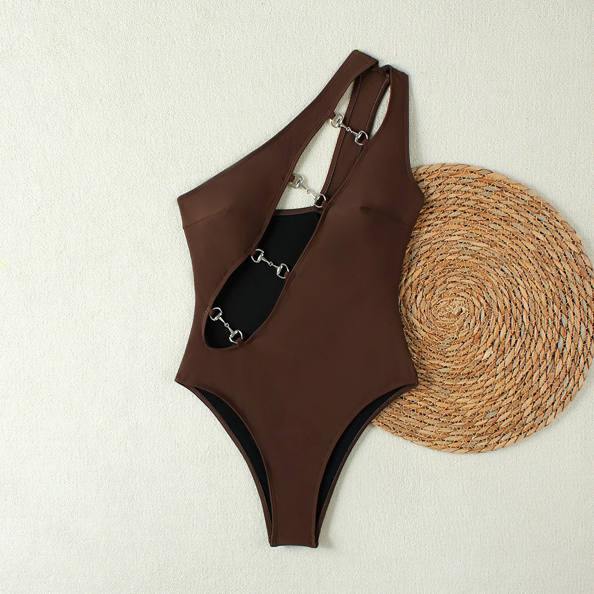 Luna Mesh Panel Bikini Three-piece