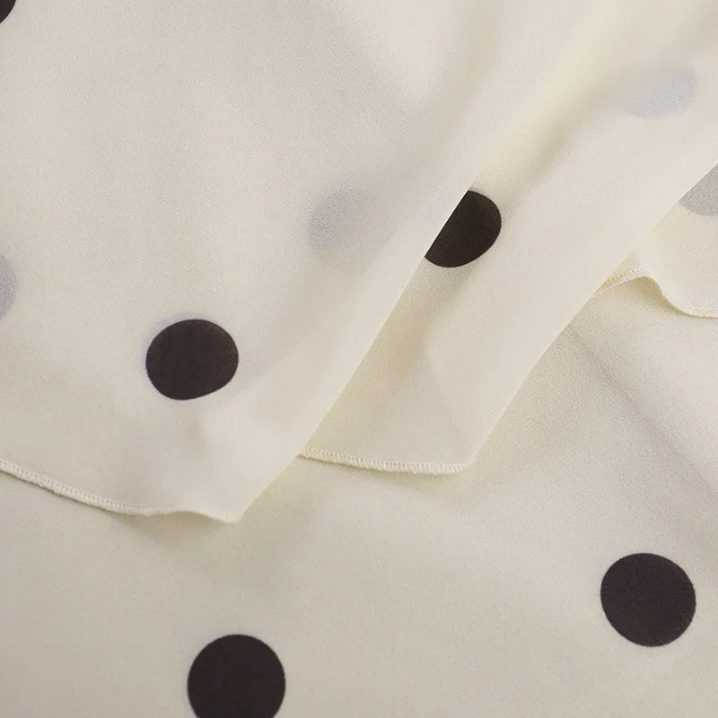 Poppy Polka-Dot Halter A-Line Mini Dress