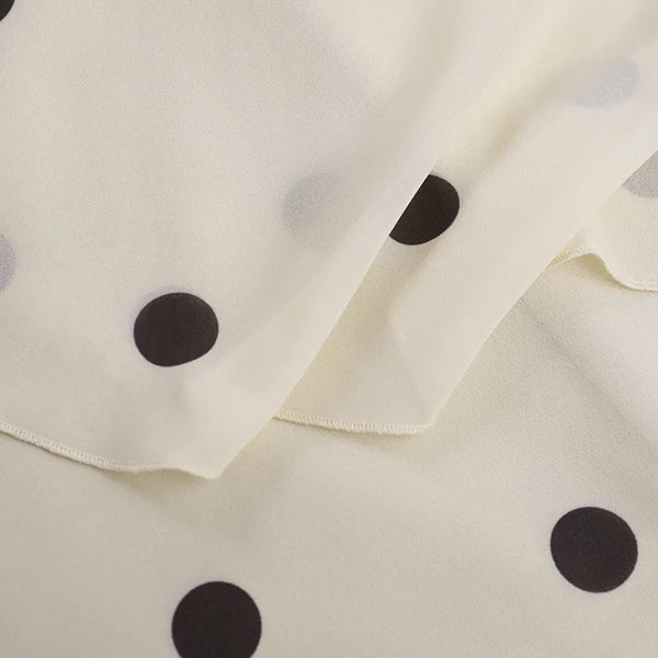 Poppy Polka-Dot Halter A-Line Mini Dress