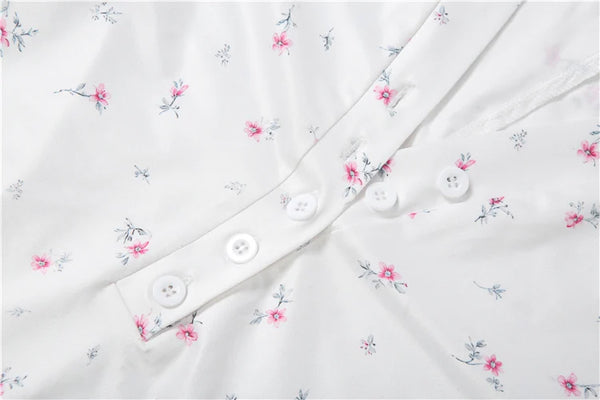 Kliou Casual Fashion Playsuits Woman Floral Print Button V-Neck Short Sleeve Skinny Stretch Summer Street Elegant Style Rompers
