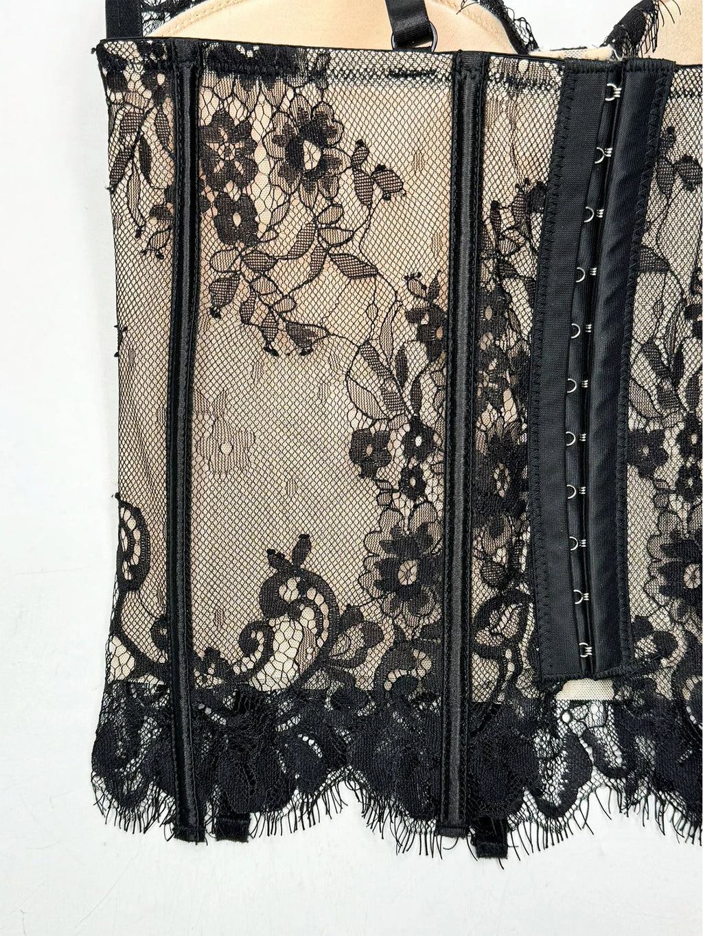 Sexy see through black lace corset crop top women clothing cropped summer club party tube tops woman halter tank top bustier bra