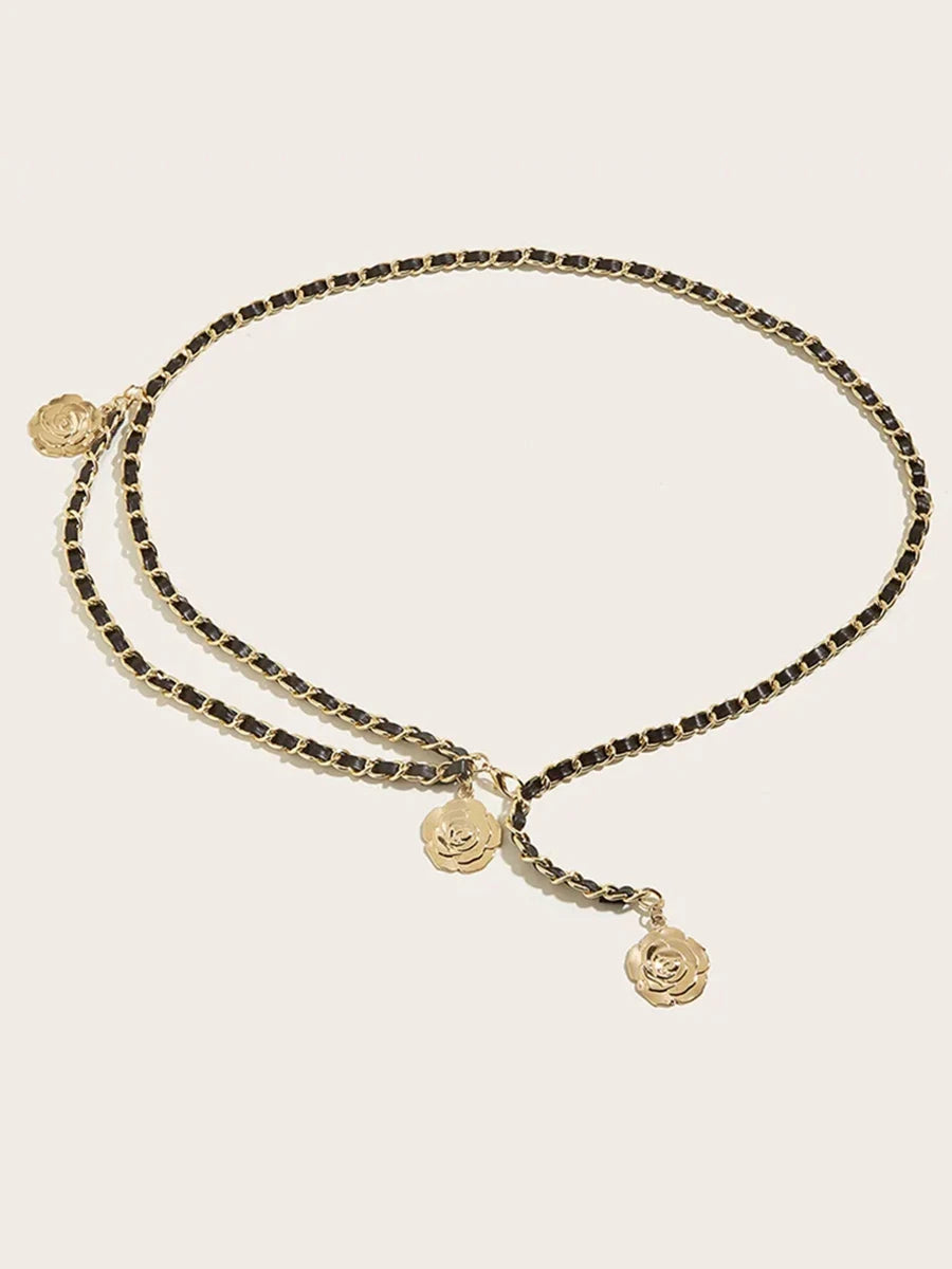 Flora Flower Pendant Waist Chain