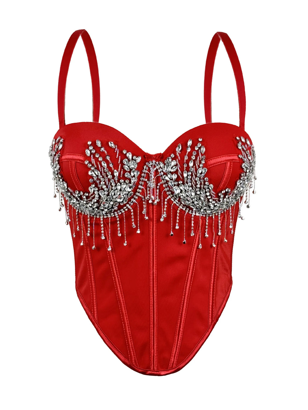 Sexy white rhinestone corset crop top women summer night club party tops for woman clothing black halter tanks top streetwear