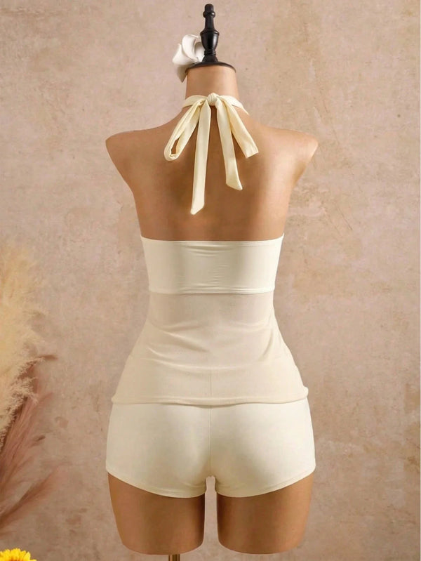 Solara Mesh High-Waist Bikini Two-piece
