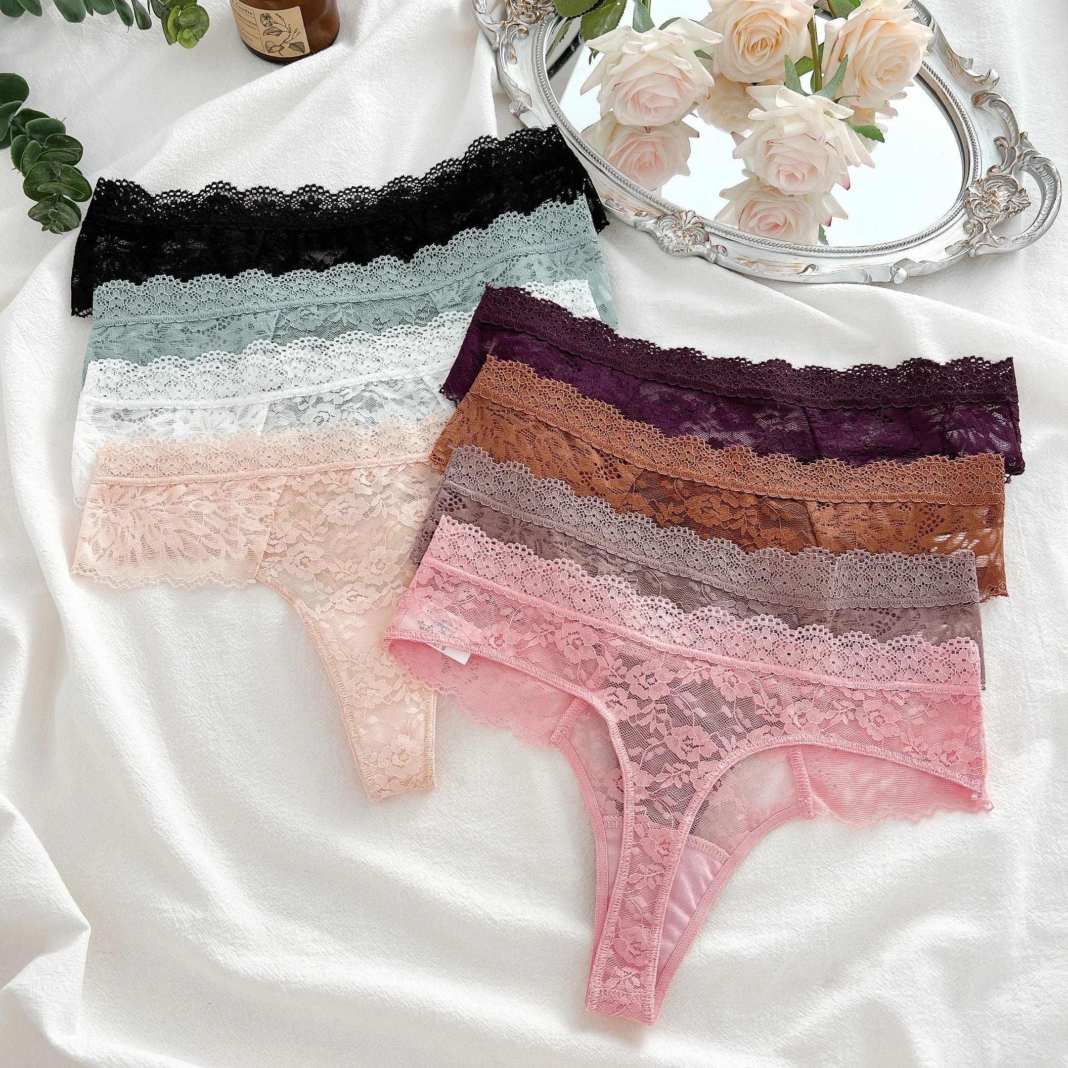 Flora Low-Rise Panty Pack Lingerie 3-piece