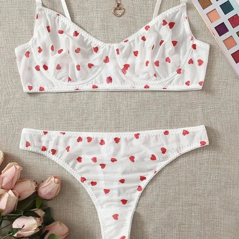 Female Lingerie Sexy Lingerie for Women Body Shorts Push-up Bra Woman Underwear Transparent Intimate Lingerie Set Secondary image