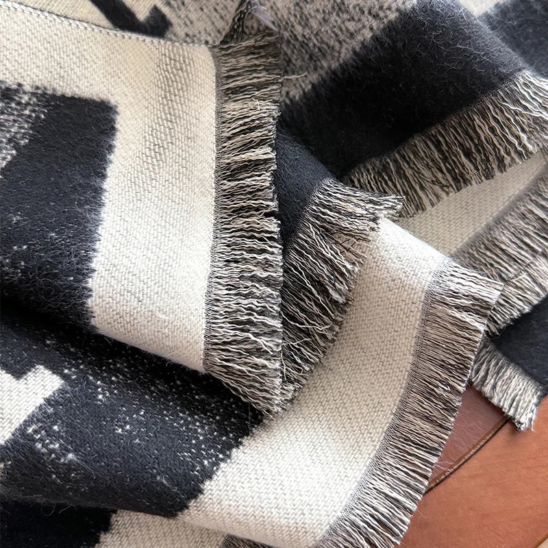 Ariella Printed Winter Shawl Scarf
