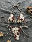 Women Bikini Set 2026 Summer Brown White Cow Print Halter Triangle Tie Side String Sexy Swimwear Female Beach Vacation Bathing S