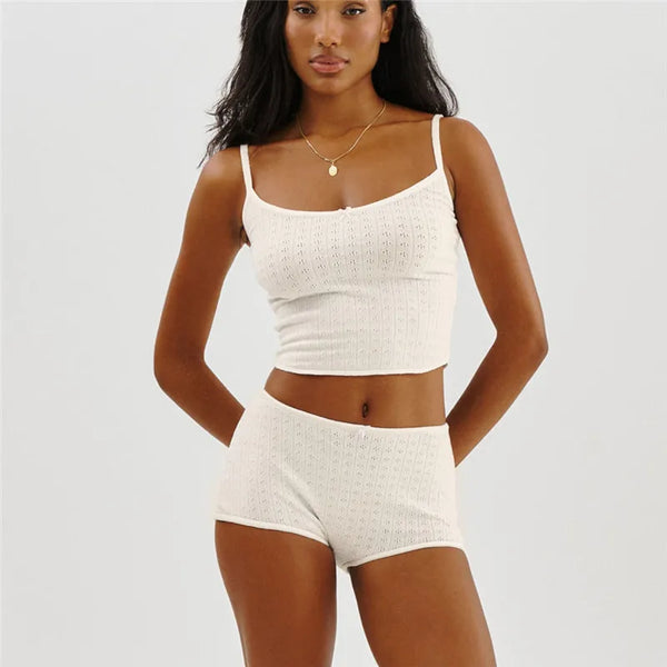 Savannah Cozy Ribbed Lounge Two-piece
