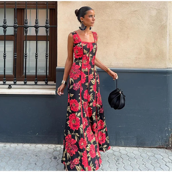 Serenade Tiered-Ruffle Maxi Dress