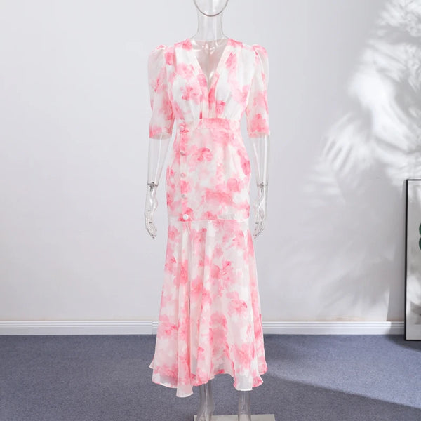 Honora Bodycon Long-Sleeve Maxi Dress