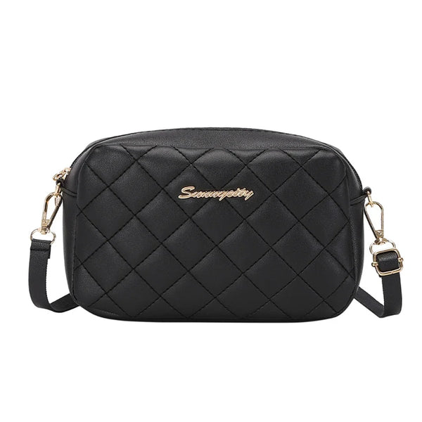 Camille Tassel Plaid Camera Bag
