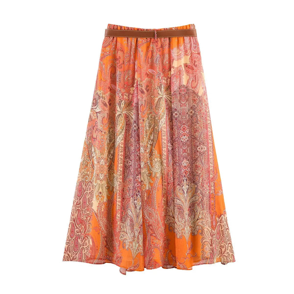 Mireille Elegant Midi Skirt One-piece