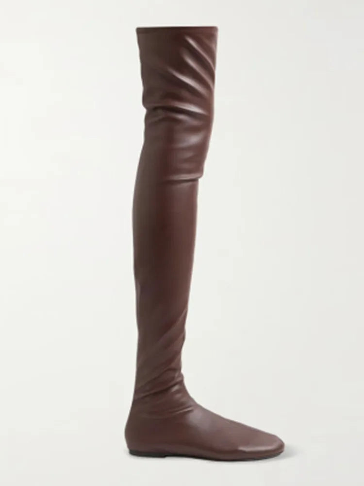 Imogen Flat Over-the-Knee Stretch Boots