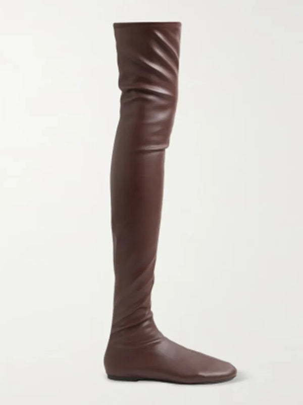 Imogen Flat Over-the-Knee Stretch Boots