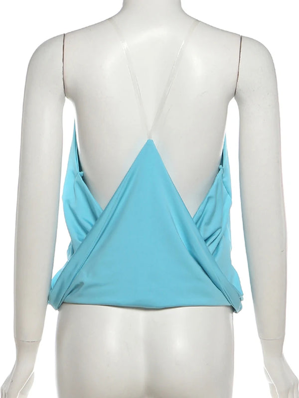 Yasmin Ruched Sleeveless Top One-piece