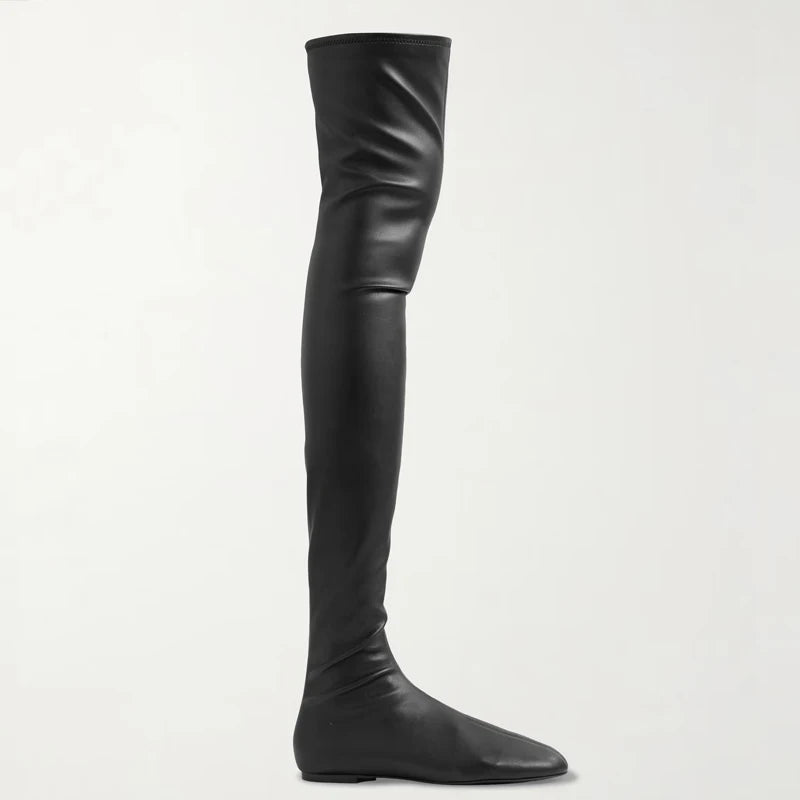 Imogen Flat Over-the-Knee Stretch Boots