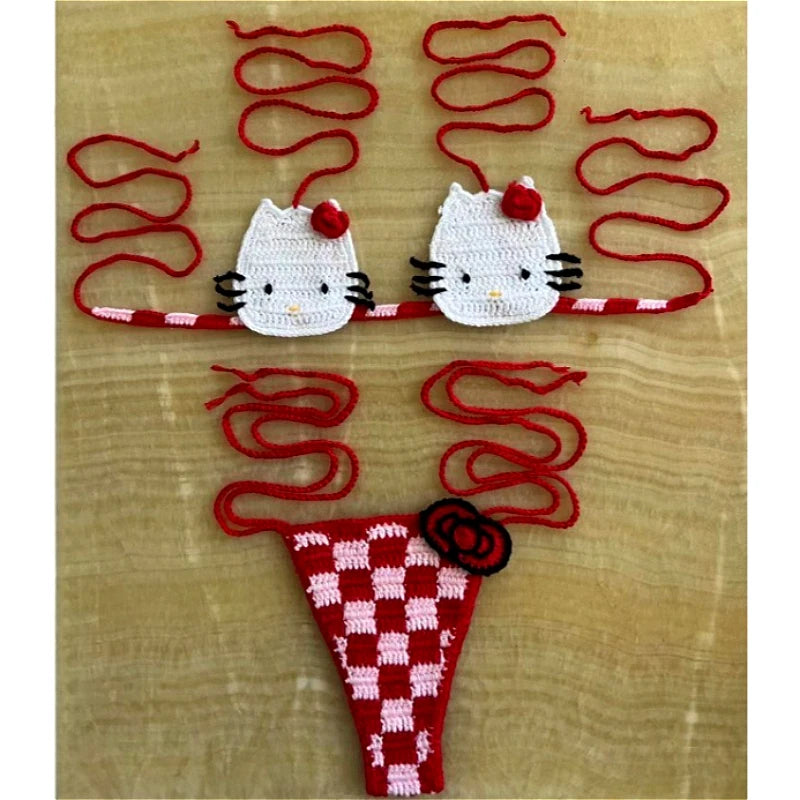 Mimi Hello Kitty Crochet Bikini Two-piece Main image