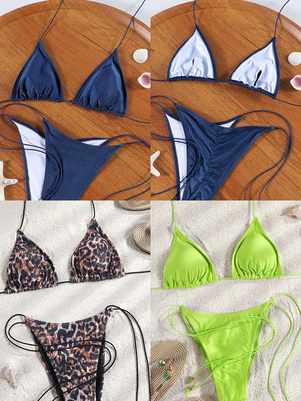 Ruby Floral Push-Up High-Waist Bikini Two-piece