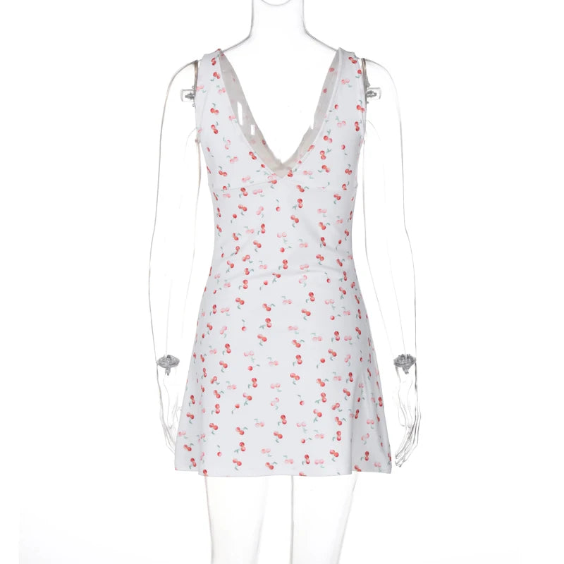 Luna Sweet Cherry Picnic Mini Dress
