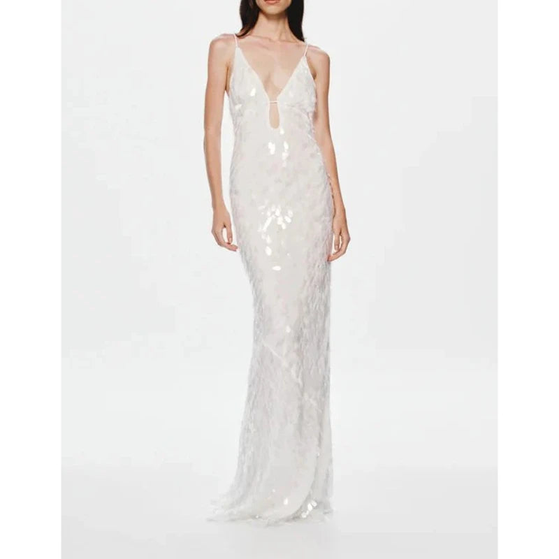 Kiara Multi-Style Sequin Mermaid Maxi Dress